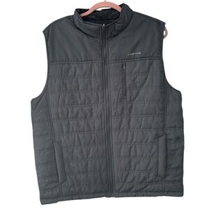 Reversible Black Puffer Vest by [Fishhippie]